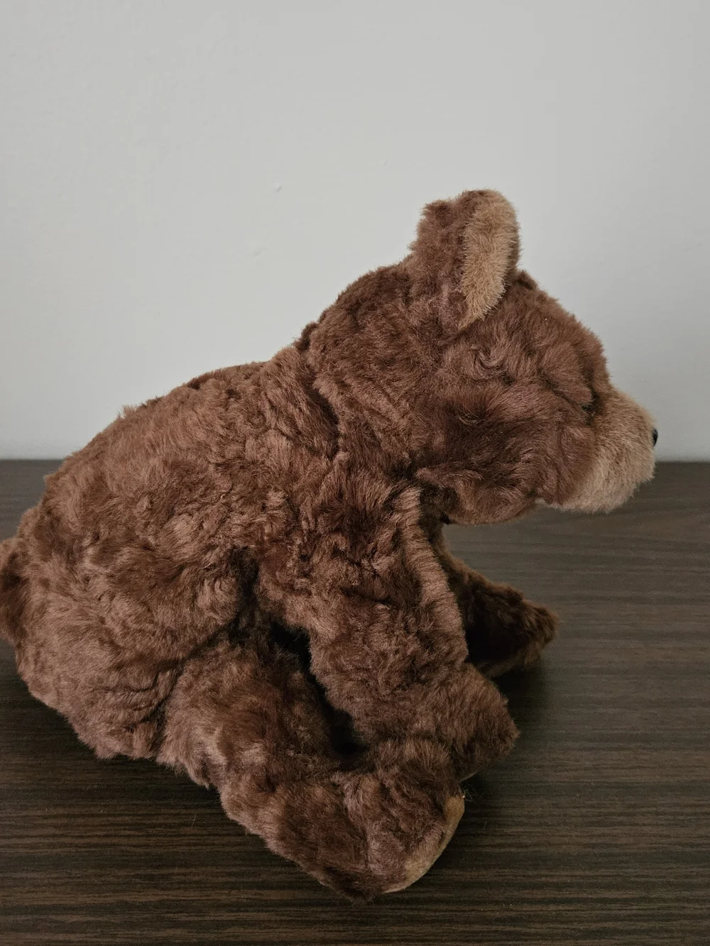 Ty Plush Brown Bear Pet Toy - Dark and Light Brown